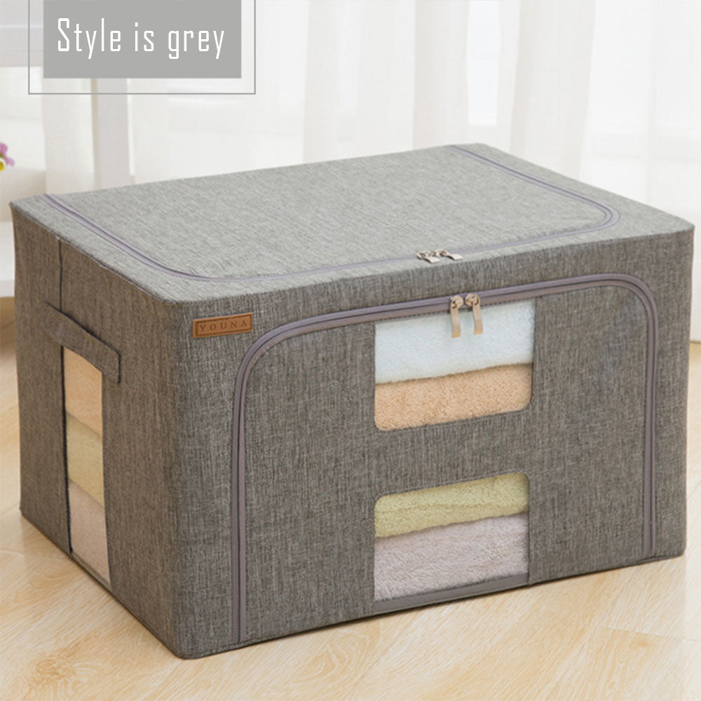 Storage Box Fabric Storage With Zipper Home.
